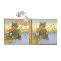 Set 2 puzzle-uri magnetice Ursuletul de plus Egmont Toys