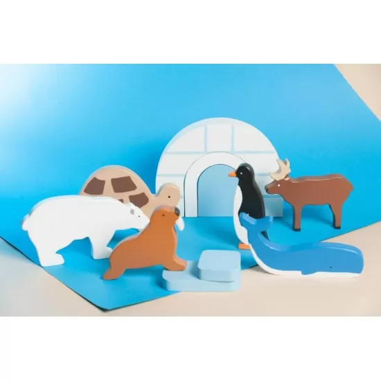 Set animale polare Marc Toys Set animale polare Marc Toys