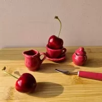 Set de joaca ceai din portelan miniaturi Egmont Cirese
