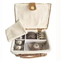 Set de joaca ceai in cos picnic Egmont Toys - Muzicantii din Bremen