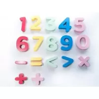 Set cifre din lemn Marc Toys