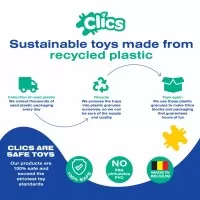 Set Clics de construit vehicule de constructie 5 in 1
