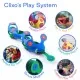 Set de construit cu magnet Clixo Itsy pack Blue-Green 18 Set de construit cu magnet Clixo Itsy pack Blue-Green 18