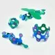 Set de construit cu magnet Clixo Itsy pack Blue-Green 30 Set de construit cu magnet Clixo Itsy pack Blue-Green 30