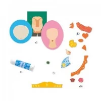 Set creativ colaje Portrete de familie Djeco