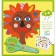 Set creativ cu autocolante Djeco - La coafor