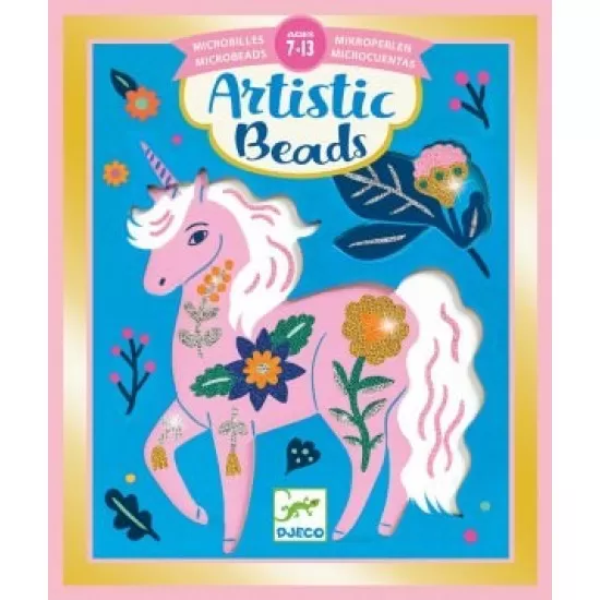 Set creativ cu margele - Animale si flori Set creativ cu margele - Animale si flori