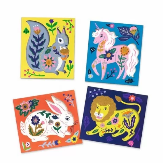 Set creativ cu margele - Animale si flori Set creativ cu margele - Animale si flori