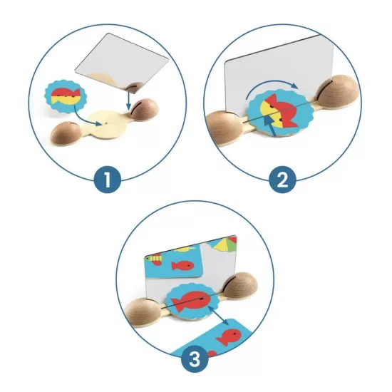 Set creativ cu oglinzi Djeco Ze mirror Set creativ cu oglinzi Djeco Ze mirror