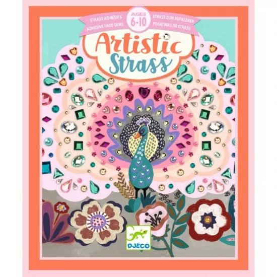 Set creativ cu strasuri Frumusete salbatica Djeco Set creativ cu strasuri Frumusete salbatica Djeco