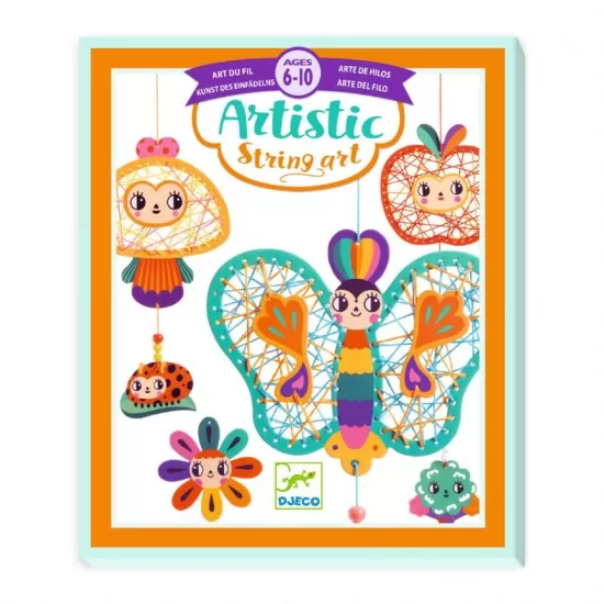 Set creativ de cusut Gradina Djeco Set creativ de cusut Gradina Djeco