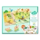 Set creativ de stickere reutilizabile Ferma Djeco