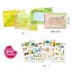 Set creativ de stickere reutilizabile Ferma Djeco