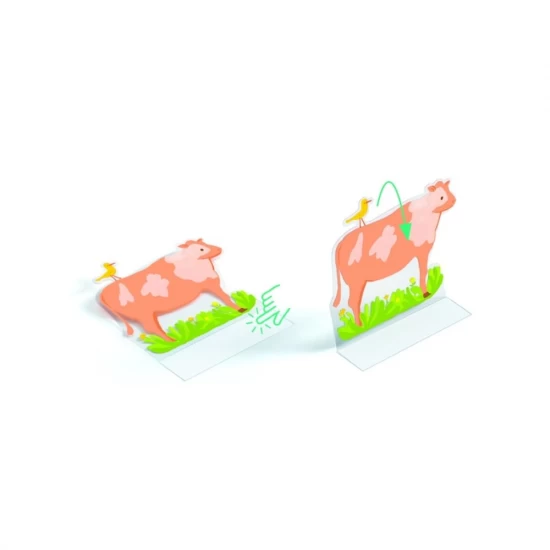Set creativ de stickere reutilizabile Ferma Djeco
