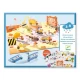 Set creativ de stickere reutilizabile Masini Djeco