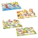 Set creativ de stickere reutilizabile Masini Djeco