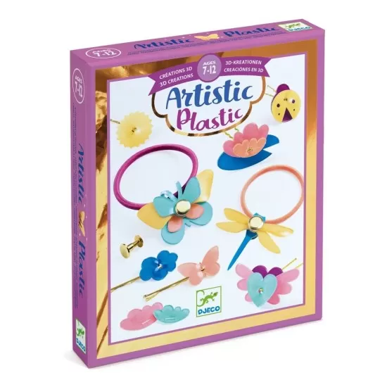 Set creativ Djeco - Accesorii pentru par