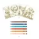 Set creativ de colorat Djeco Egipt Set creativ de colorat Djeco Egipt