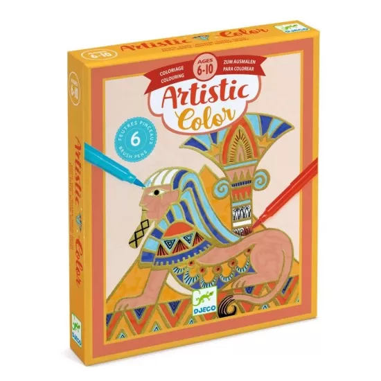 Set creativ de colorat Djeco Egipt Set creativ de colorat Djeco Egipt