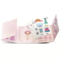 Set cu abtibilduri repozitionabile Djeco Miss Lilypink