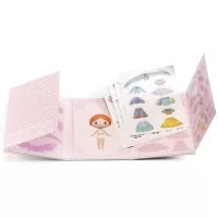 Set cu abtibilduri repozitionabile Djeco Miss Lilyruby