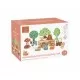 Set cu piese din lemn animale de padure Orange Tree Toys 15 piese