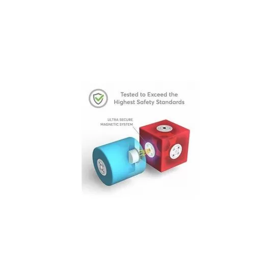 Set cuburi din spuma cu magnet Blockaroo Robot 10 piese Set cuburi din spuma cu magnet Blockaroo Robot 10 piese
