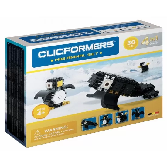 Set de construit Clicformers - Mini Animal Set 30 piese Set de construit Clicformers - Mini Animal Set 30 piese