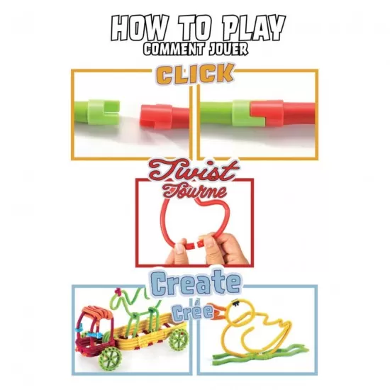 Set de construit cu magnet Spaghetteez 35 piese Set de construit cu magnet Spaghetteez 35 piese