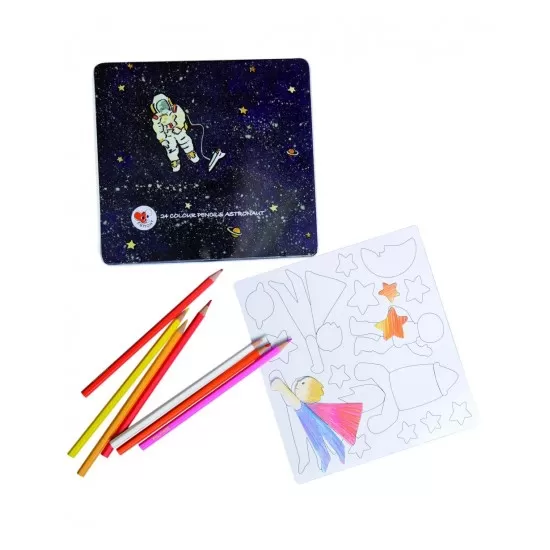 Set de desen cu piese magnetice Astronaut Set de desen cu piese magnetice Astronaut