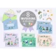 Set 8 invitatii Parada animalelor Djeco