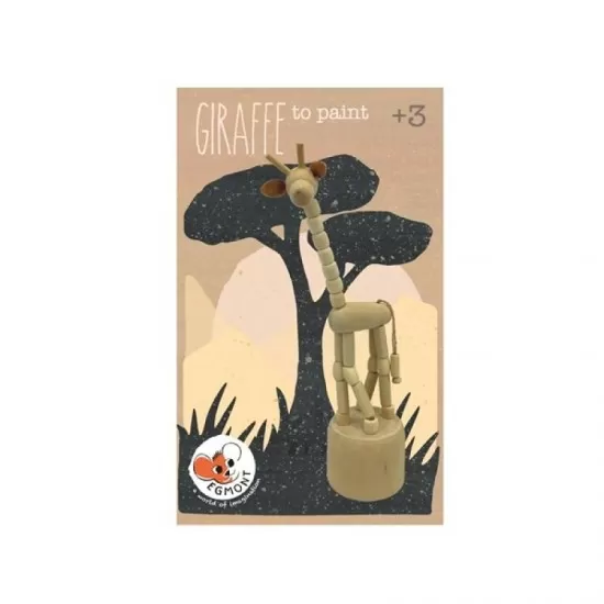 Set de pictat girafa din lemn Egmont Toys Set de pictat girafa din lemn Egmont Toys