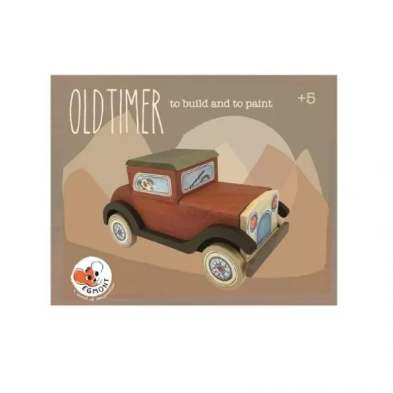 Set de pictat si asamblat Masina de epoca Egmont Toys