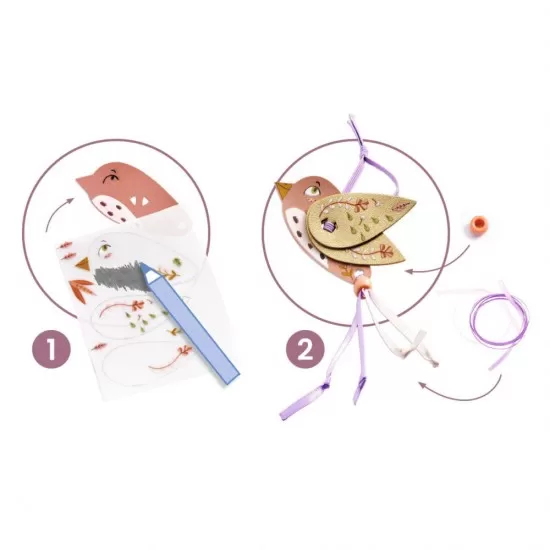 Set DIY bijuterii Miss Rosefinch Djeco