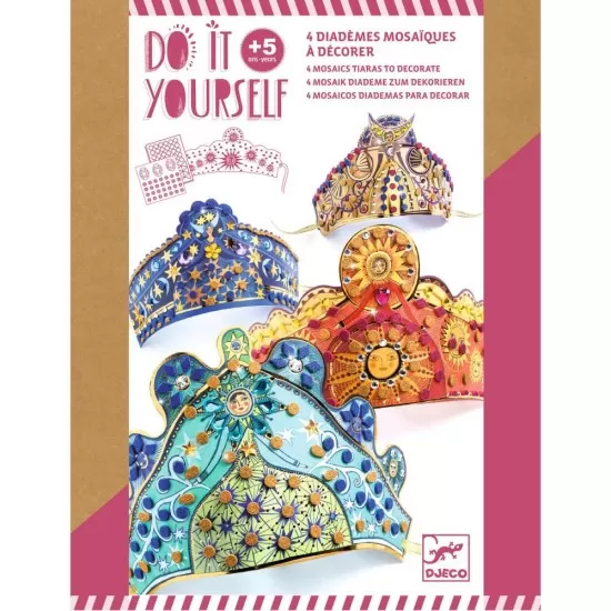 Set creativ DIY Diademe Djeco Set creativ DIY Diademe Djeco