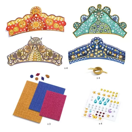 Set creativ DIY Diademe Djeco Set creativ DIY Diademe Djeco