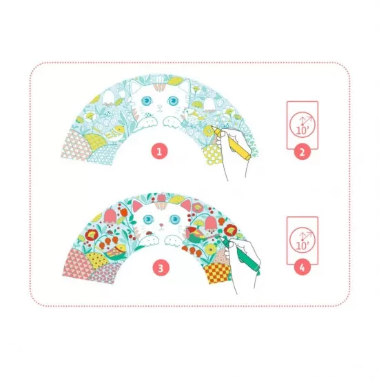 Set DIY Djeco - Evantai Koneko