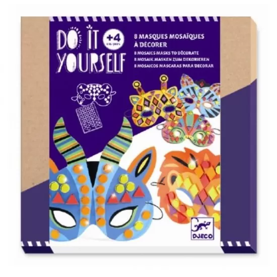Set creativ Djeco Masti animale Set creativ Djeco Masti animale