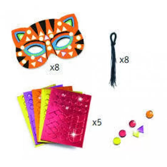 Set creativ Djeco Masti animale Set creativ Djeco Masti animale