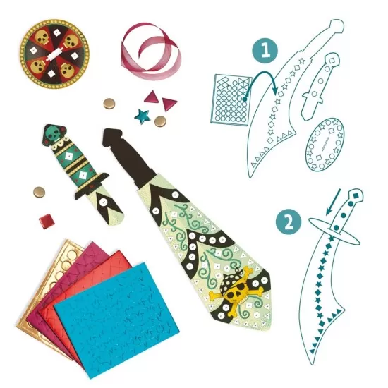 Set DIY Djeco - Sabiile piratilor