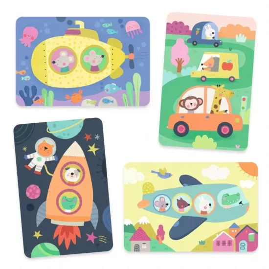 Set Djeco pictura cu apa Vehicule
