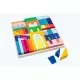 Set de joaca cuburi handmade din lemn 62 piese Set de joaca cuburi handmade din lemn 62 piese