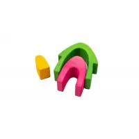 Set de joaca handmade din lemn Marc Toys - Primavara gingasa, 9 piese
