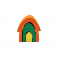 Set de joaca handmade din lemn Marc Toys - Toamna fermecata, 11 piese