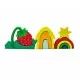 Set de joaca handmade din lemn Marc Toys - Vara colorata, 11 piese Set de joaca handmade din lemn Marc Toys - Vara colorata, 11 piese