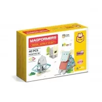 Set magnetic de construit Magformers Animale 40 piese