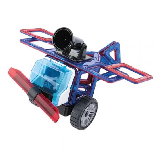 Set magnetic de construit Magformers - Masini de interventie Set magnetic de construit Magformers - Masini de interventie