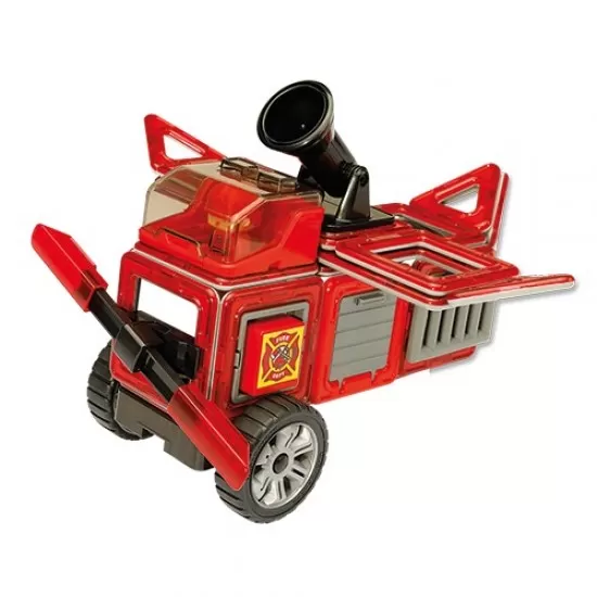 Set magnetic Magformers - Uimitorul set cu vehicule de interventie Set magnetic Magformers - Uimitorul set cu vehicule de interventie
