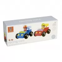Set masini de curse din lemn Orange Tree Toys