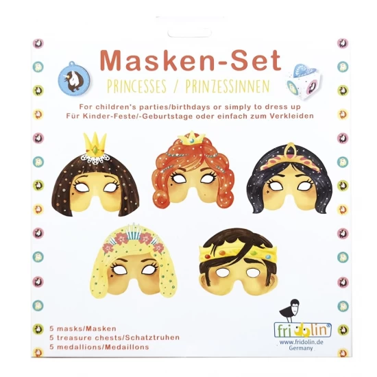 Set masti petrecere printese Fridolin Set masti petrecere printese Fridolin